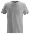 Snickers Workwear Classic T-Shirt – 100% cotton work tee in grey melange