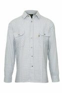 Champion Tattersall Long Sleeve Shirt -BLUE - Borderland Muff