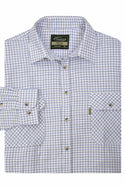 Champion Tattersall Long Sleeve Shirt -BLUE - Borderland Muff