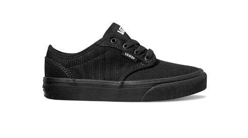 Vans Mens Atwood Canvas Shoe -BLACK - Borderland Muff