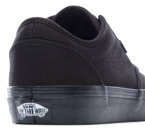 Vans Mens Atwood Canvas Shoe -BLACK - Borderland Muff
