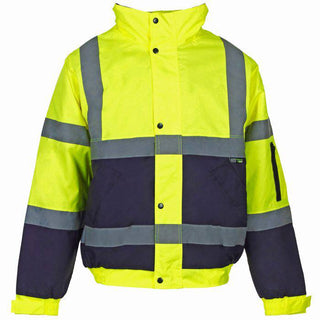 Supertouch Hi Vis 2 Tone Bomber Jacket - Borderland Muff