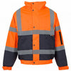 Supertouch Hi Vis 2 Tone Bomber Jacket - Borderland Muff