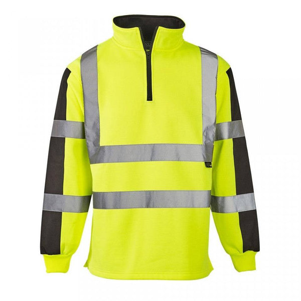 Supertouch Hi Vis 2 Tone Rugby Shirt - Borderland Muff