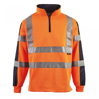 Supertouch Hi Vis 2 Tone Rugby Shirt - Borderland Muff