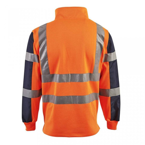 Supertouch Hi Vis 2 Tone Rugby Shirt - Borderland Muff
