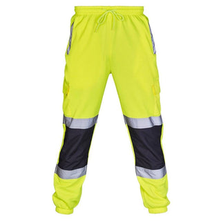 Supertouch Hi Vis 2 Tone Jogging Bottoms - Borderland Muff