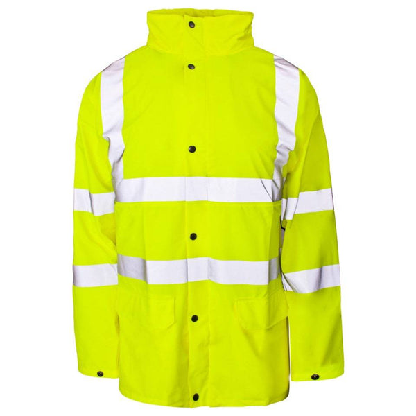 Supertouch Hi Vis PU Jacket -YELLOW - Borderland Muff