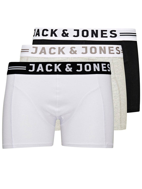 Jack & Jones JACSENSE 3 Pack Boxers - Borderland Muff