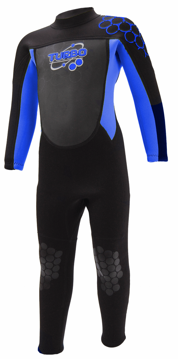 TWF Kids Turbo Full Wetsuit -BLUE - Borderland Muff