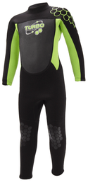 TWF Kids Turbo Full Wetsuit -GREEN - Borderland Muff