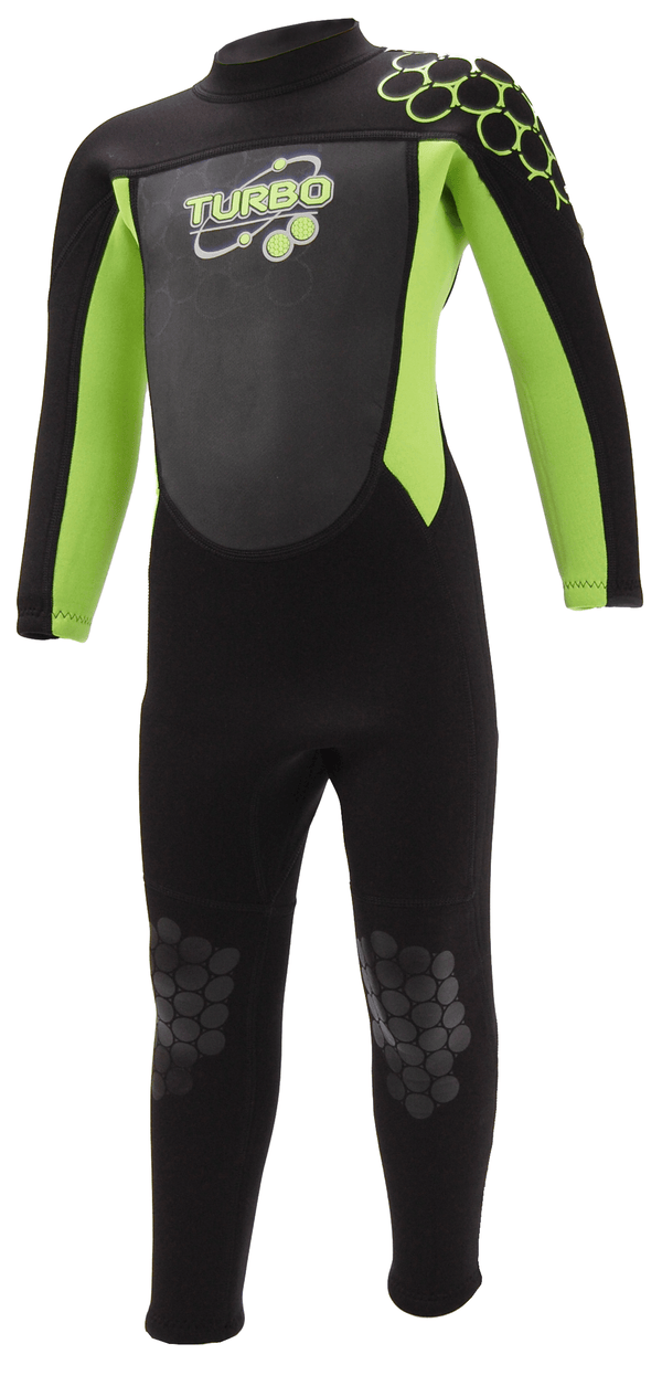 TWF Kids Turbo Full Wetsuit -GREEN - Borderland Muff