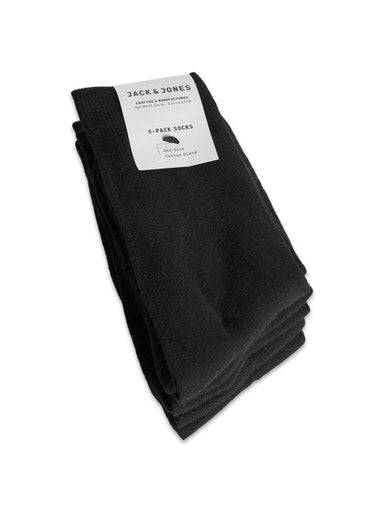 Jack & Jones JACJENS Classic 5 Pack Socks - Borderland Muff