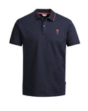 Jack & Jones JCOSTONE Polo -SKY CAPTAIN (M, L, XXL only) - Borderland Muff