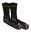 DeWalt Cushioned Hard Wearing Hydro Work Sock 2 Pack - Borderland Muff