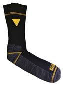 DeWalt Cushioned Hard Wearing Hydro Work Sock 2 Pack - Borderland Muff