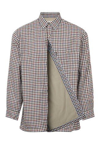 Champion Mens Heathfield Fleece Lined Shirt-GREEN - Borderland Muff