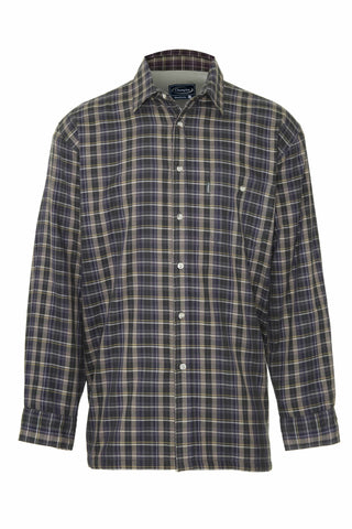 Champion Mens Sherborne Fleece Lined Shirt-GREEN - Borderland Muff