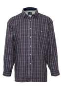 Champion Mens Sherborne Fleece Lined Shirt-BLUE - Borderland Muff