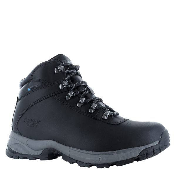Hi Tec Mens Eurotrek Lite Hiking Boot -BLACK - Borderland Muff