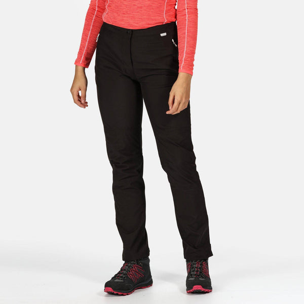 Regatta Ladies Highton Waterproof Breathable Trousers -BLACK - Borderland Muff