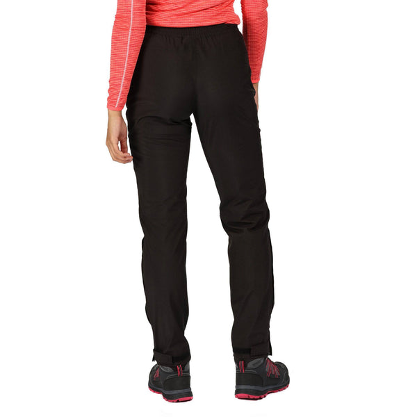 Regatta Ladies Highton Waterproof Breathable Trousers -BLACK - Borderland Muff