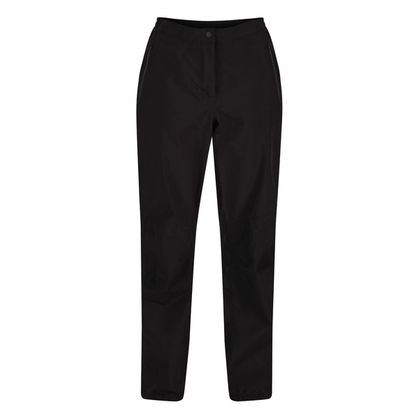 Regatta Ladies Highton Waterproof Breathable Trousers -BLACK - Borderland Muff