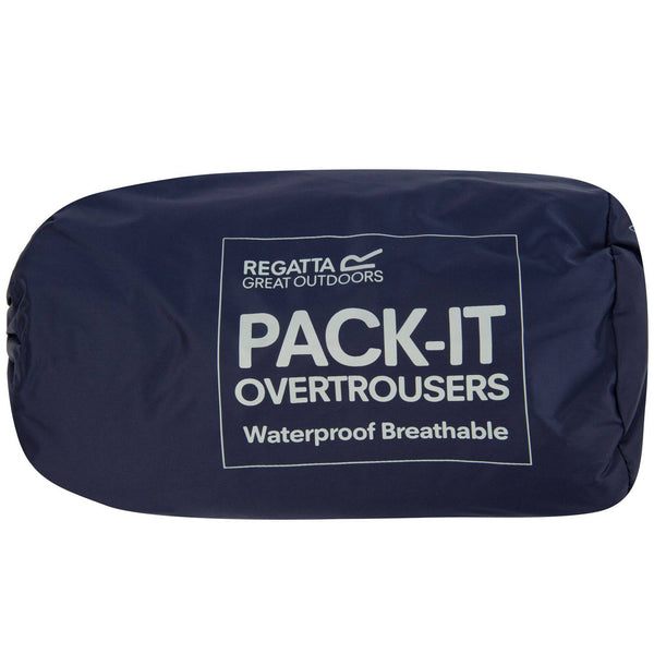 Regatta Mens Pack It Waterproof Overtrousers RMW149 - Borderland Muff
