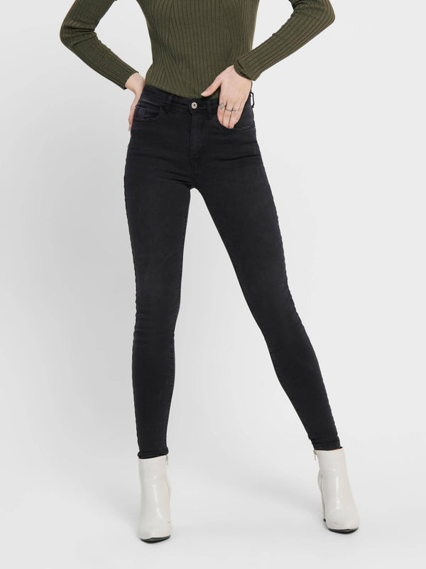 Jacqueline De Yong JONA High Waist Skinny Fit Jeans - Borderland Muff