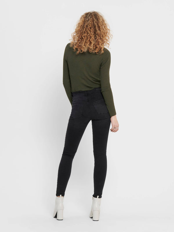 Jacqueline De Yong JONA High Waist Skinny Fit Jeans - Borderland Muff