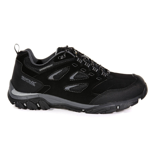 Regatta Mens Holcombe Shoe -BLACK/GRANITE - Borderland Muff