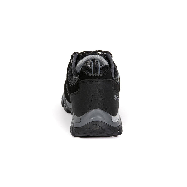 Regatta Mens Holcombe Shoe -BLACK/GRANITE - Borderland Muff