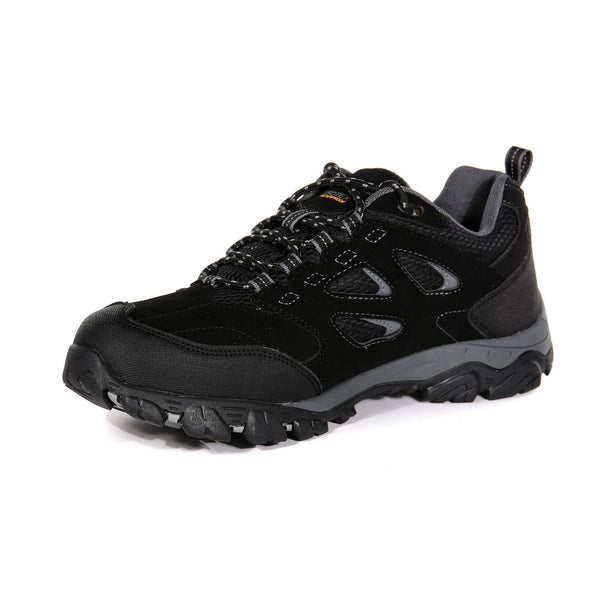 Regatta Mens Holcombe Shoe -BLACK/GRANITE - Borderland Muff