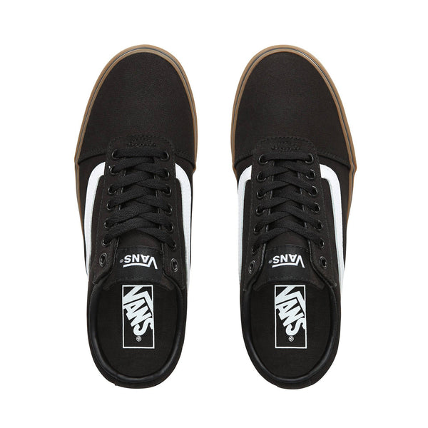 Vans Mens Ward Canvas -BLACK/GUM - Borderland Muff