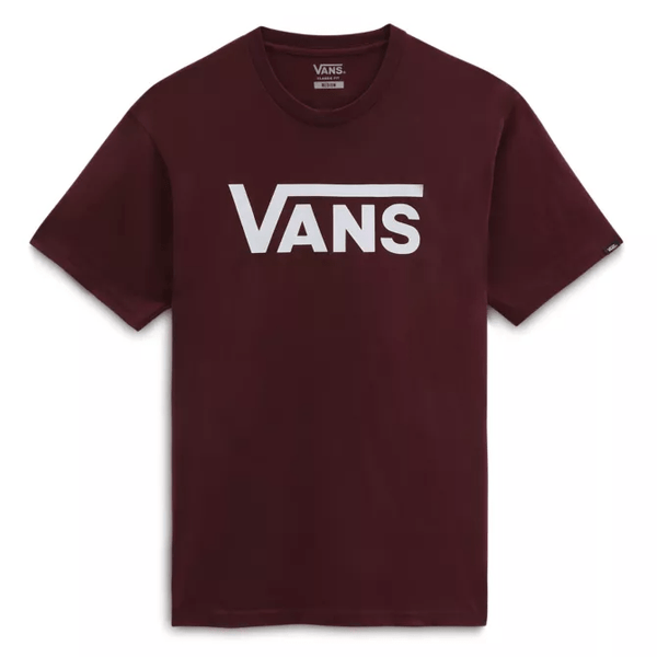 Vans Mens Classic Tee -PORT/WHITE - Borderland Muff