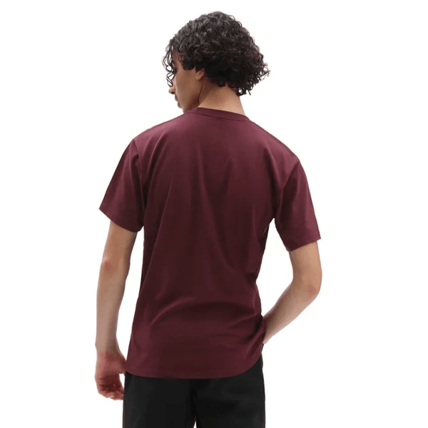Vans Mens Classic Tee -PORT/WHITE - Borderland Muff