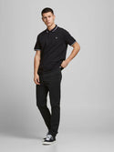 Jack & Jones JJEJERSEY Polo -BLACK - Borderland Muff