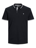Jack & Jones JJEJERSEY Polo -BLACK - Borderland Muff