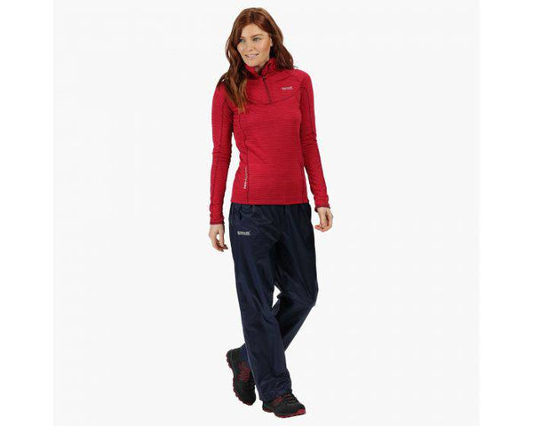 Regatta Ladies Pack It Waterproof Overtrousers RWW158 -MIDNIGHT - Borderland Muff