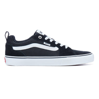 VANS Kids Ward Suede/Canvas -BLACK/WHITE (Size 10-3UK) - Borderland Muff