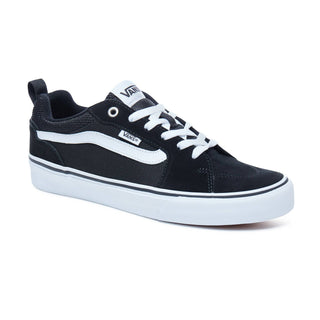 VANS Kids Ward Suede/Canvas -BLACK/WHITE (Size 10-3UK) - Borderland Muff