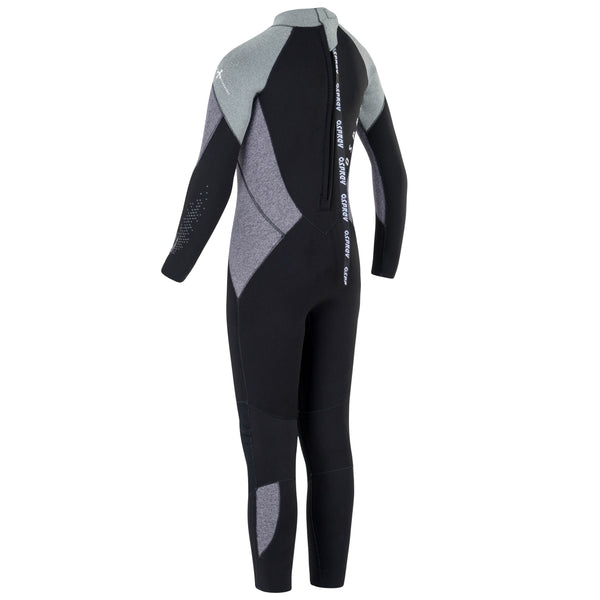 Osprey Zero 5/4mm Boys Full Wetsuit -GREY - Borderland Muff