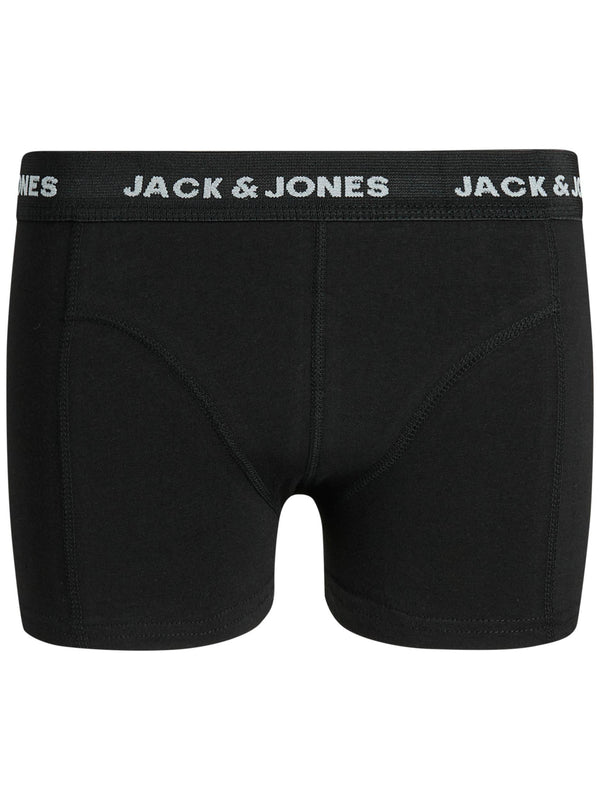 Jack & Jones JACCOLOUR Boys 3 Pack Boxers -BLACK/BLUE - Borderland Muff
