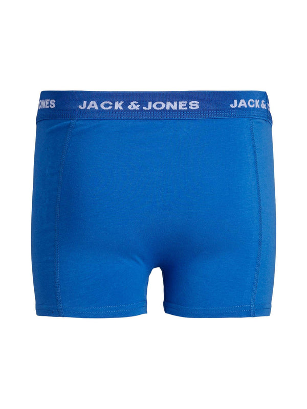 Jack & Jones JACCOLOUR Boys 3 Pack Boxers -BLACK/BLUE - Borderland Muff