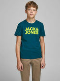 Jack & Jones JCODENNIS Boys Tee -SAILOR BLUE - Borderland Muff