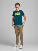 Jack & Jones JCODENNIS Boys Tee -SAILOR BLUE - Borderland Muff