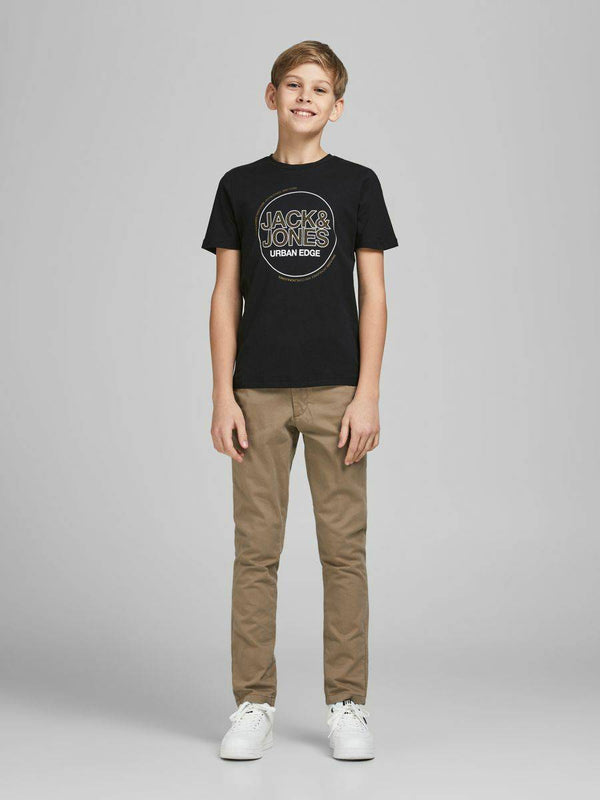 Jack & Jones JCOBOOSTER Boys Tee -BLACK - Borderland Muff