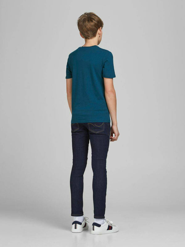 Jack & Jones JCOBOOSTER Boys Tee -SAILOR BLUE - Borderland Muff