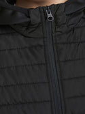 Jack & Jones JJEMULTI Boys Hybrid Jacket -BLACK - Borderland Muff