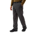 Craghoppers Mens Kiwi Classic Trousers CMJ600 -BLACK PEPPER - Borderland Muff